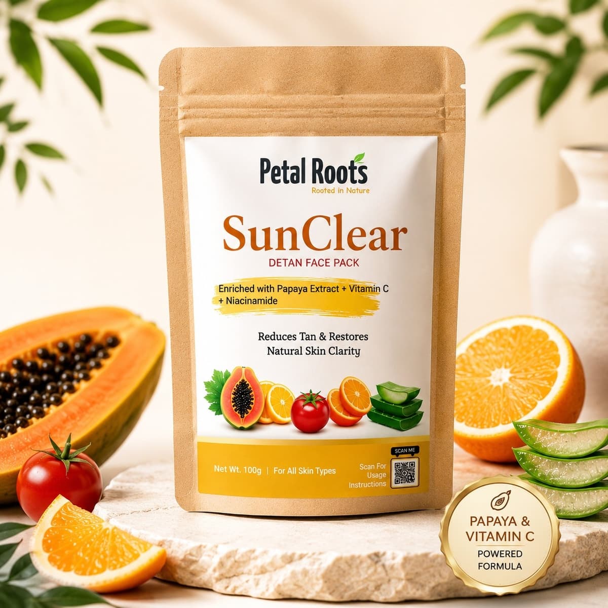 SunClear Detan Face Pack