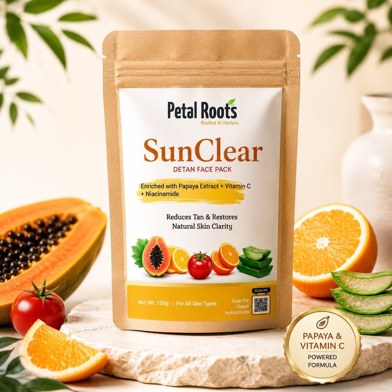 SunClear Detan Face Pack