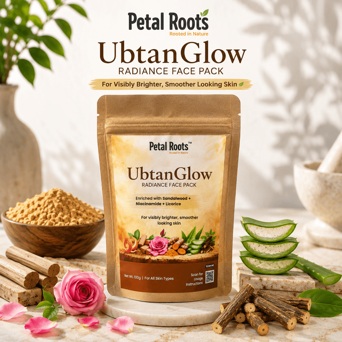 UbtanGlow Radiance Face Pack